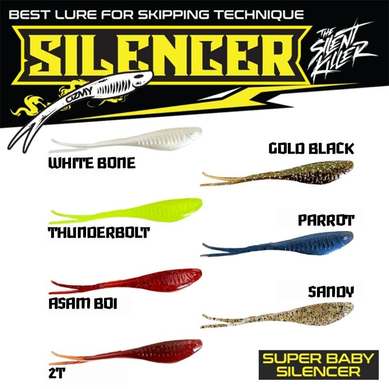 Ozmy Super Baby Silencer/Baby Silencer The Silent Killer Pack & Loose Pack nhựa mềm