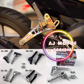 ที่พักเท้าหลัง RSX150 RS150 SRL115 115FI พร้อมตัวยึด โลหะผสม สําหรับ HONDA RS150R RSX SRL 115 FI