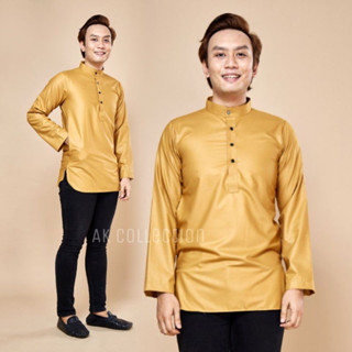 Kurta Osaka ผ้าฝ้าย สีแดง ส่งก่อน