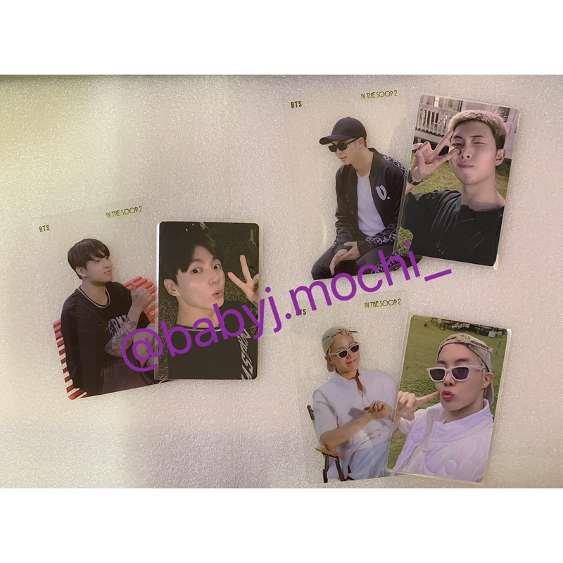 BTS IN THE SOOP OFFICIAL PC+TRANSPARENT PC SET