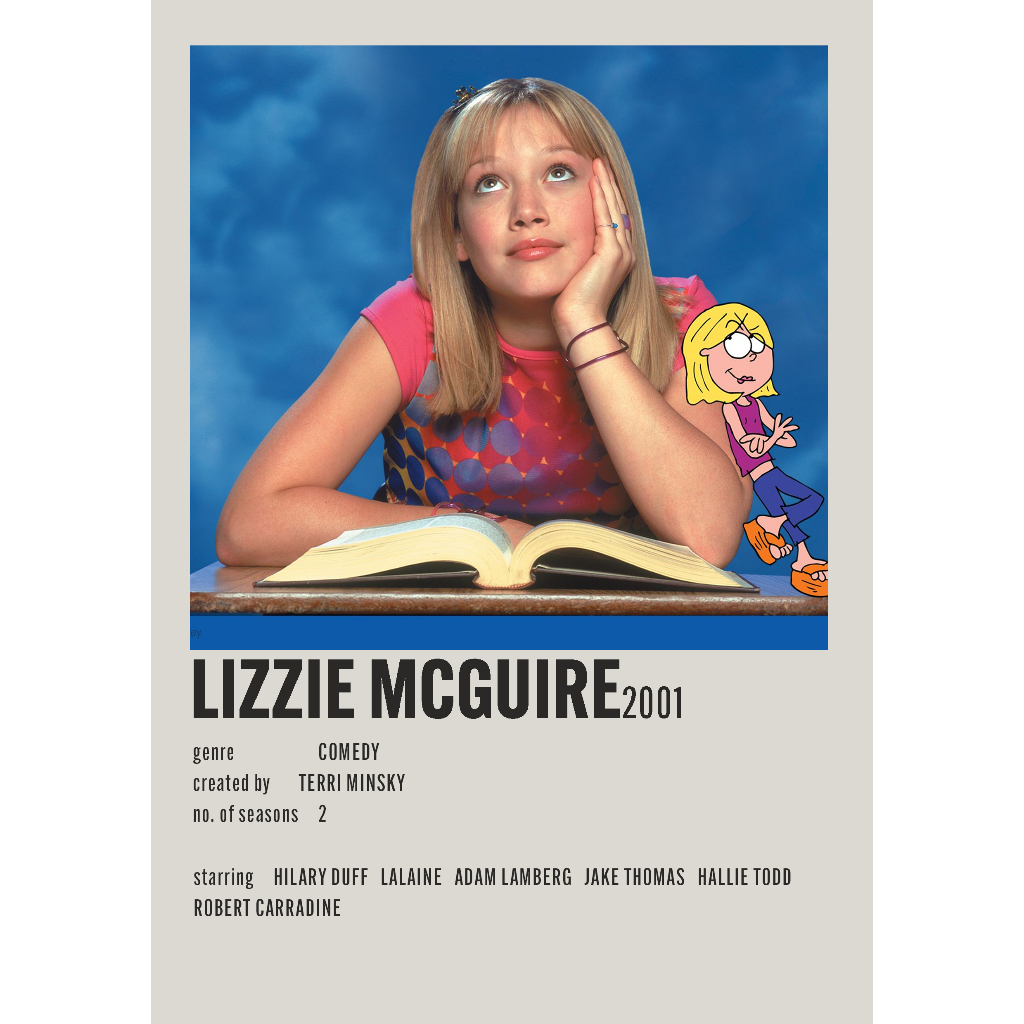 โปสเตอร์ภาพยนตร์ LIZZIE MCGUIRE สําหรับช่างตัดผมห้อง/ผนัง
