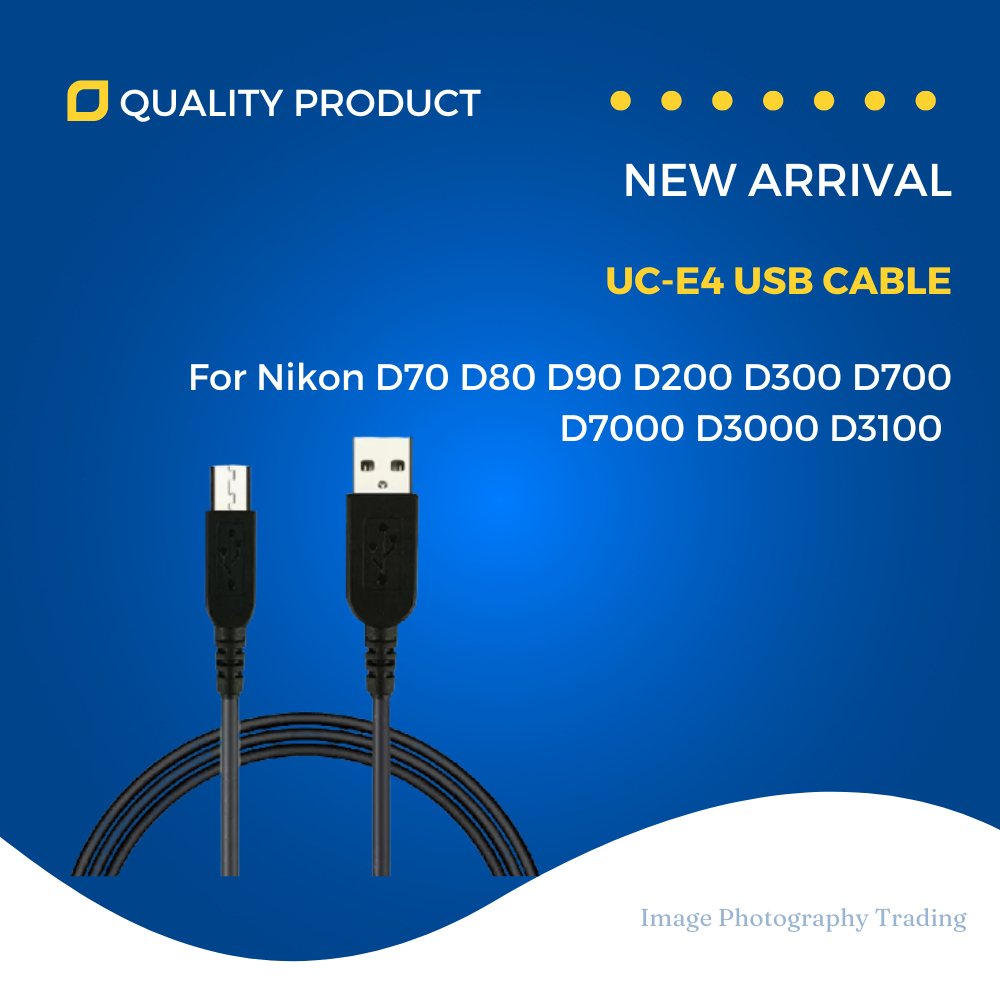 สายเคเบิลข้อมูล USB สําหรับ Nikon UC-E4 UC E4 สําหรับ D70 D80 D90 D200 D300 D700 D7000 D3000 D3100