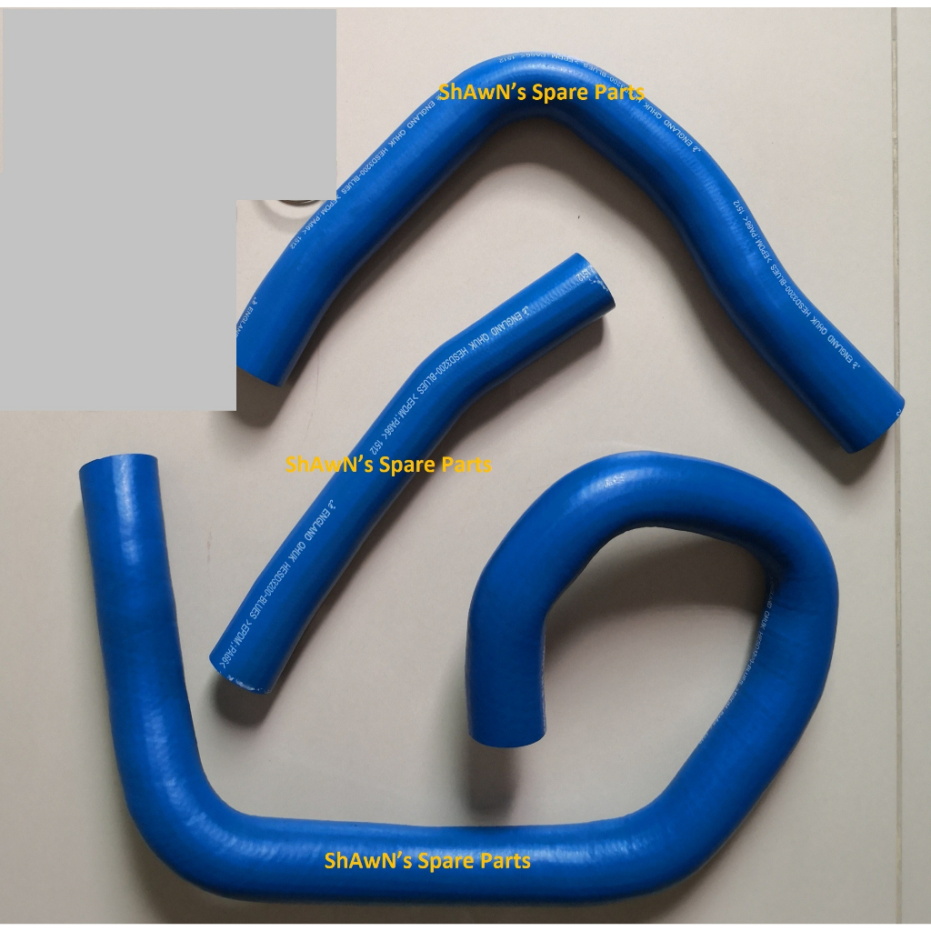 หม้อน้ํา EPDM ชุดท่อ Proton Inspira 2.0 Mitsubishi Lancer CY4A 4B11 (HRPT-A165-Q) - 3 ท่อ