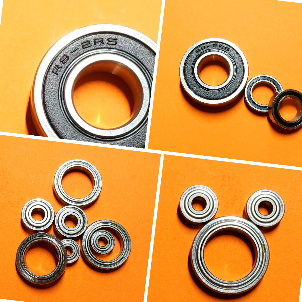 แบริ่ง R168ZZ R4 R188 R4A R1810 R1038 R6 Deep Groove Ball Bearing โลหะป้องกันยางปิดผนึกฝาครอบ