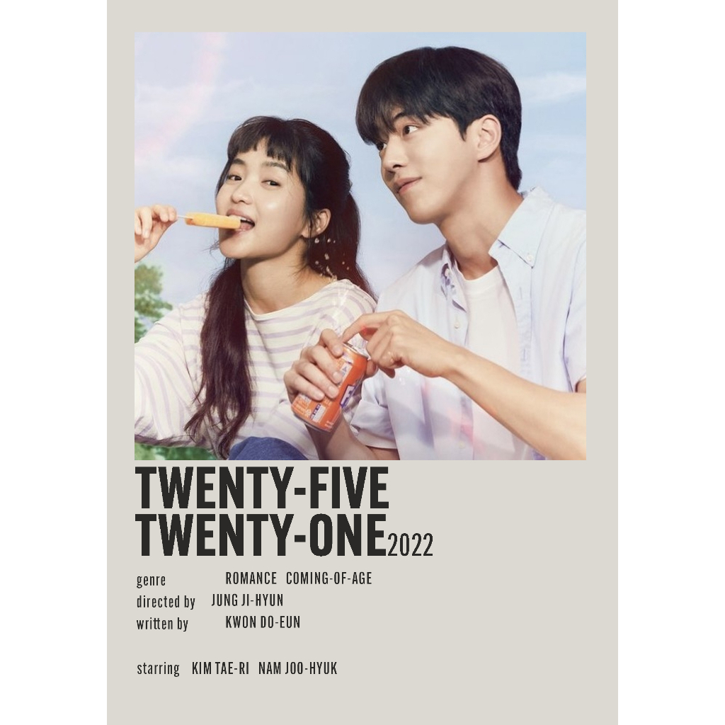 โปสเตอร์ละครเกาหลี/ภาพยนตร์ Twenty-Five Twenty-One สําหรับห้อง/ตัดผมผนัง