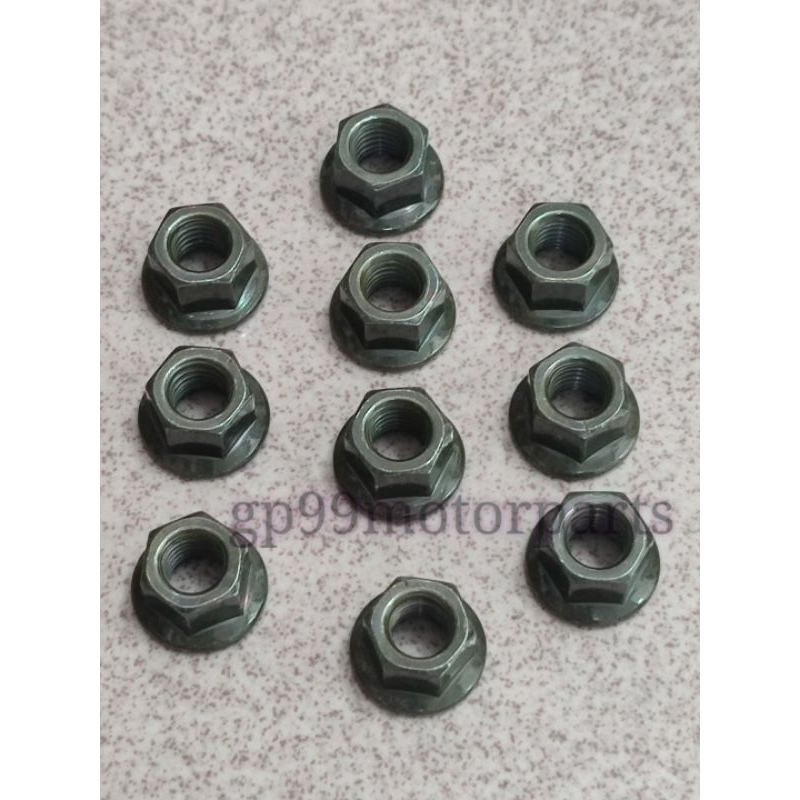YAMAHA Y100 Y110 SS2 Y125Z RXZ BLOCK HEAD NUT สีเขียวสี STUD NUT - รูปที่ 3