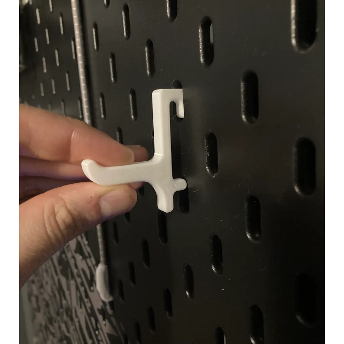 Customisable Stabilised IKEA Skadis Pegboard Hook หลายขนาด