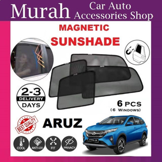 Perodua Aruz 2019-2023 ม่านบังแดดแม่เหล็ก【6 ชิ้น】