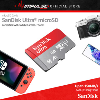 Sandisk Ultra A1 การ์ดหน่วยความจํา microSD 120MB S Class 10 - (64GB 128GB 256GB 512GB)