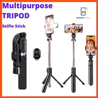 มัลติฟังก์ชั่น บลูทูธ ไม้เซลฟี่ ขาตั้งกล้อง Monopod ที่วางโทรศัพท์ ขาตั้งโทรศัพท์มือถือ การถ่ายภาพ ไร้สาย ควบคุม ขยายได้