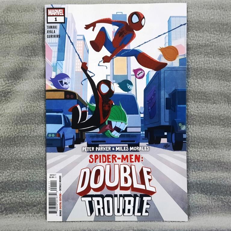 Peter Parker/Miles Morales: Spider-Men Double Trouble 1 (Marvel Comics) FIRST Issue (Mariko Tamaki, 