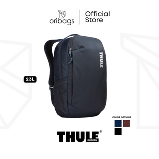 Thule Subterra กระเป๋าเป้สะพายหลัง สีดํา แร่ธาตุ สีเหลือง (23 ลิตร)