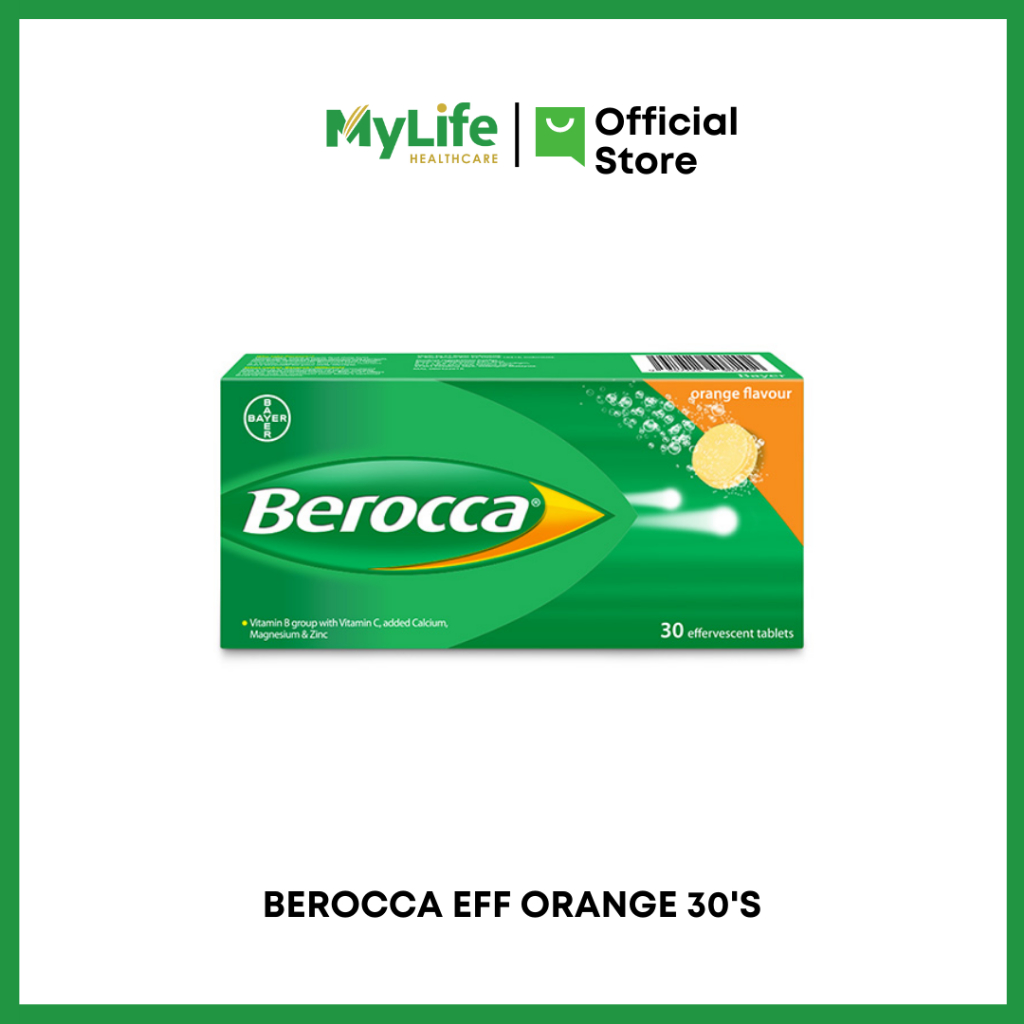 Berocca EFF ORANGE 30S CAPSULES