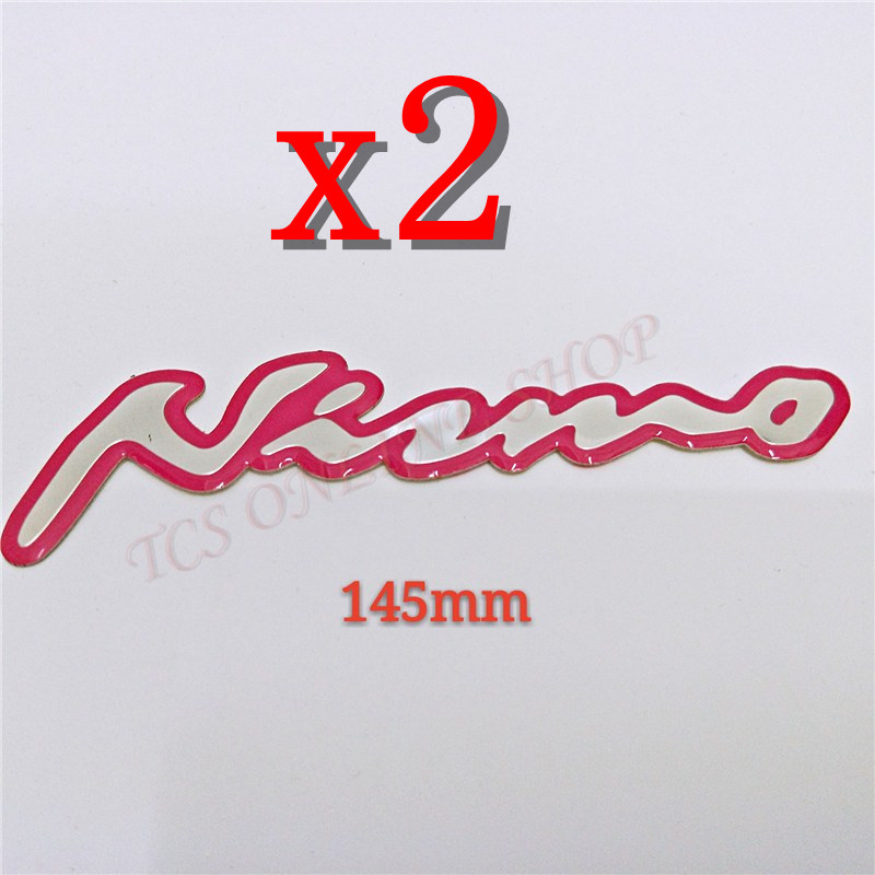 NISMO PINK Logo Emblem 3D Chrome X2