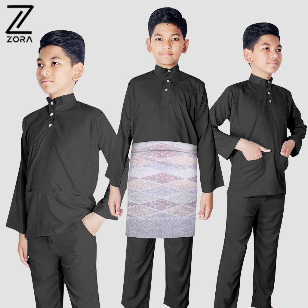 Baju Melayu EXCLUSIVE Cotton Kids Baju (2Y-12Y) Baju Raya Budak Baju Raya Lelaki