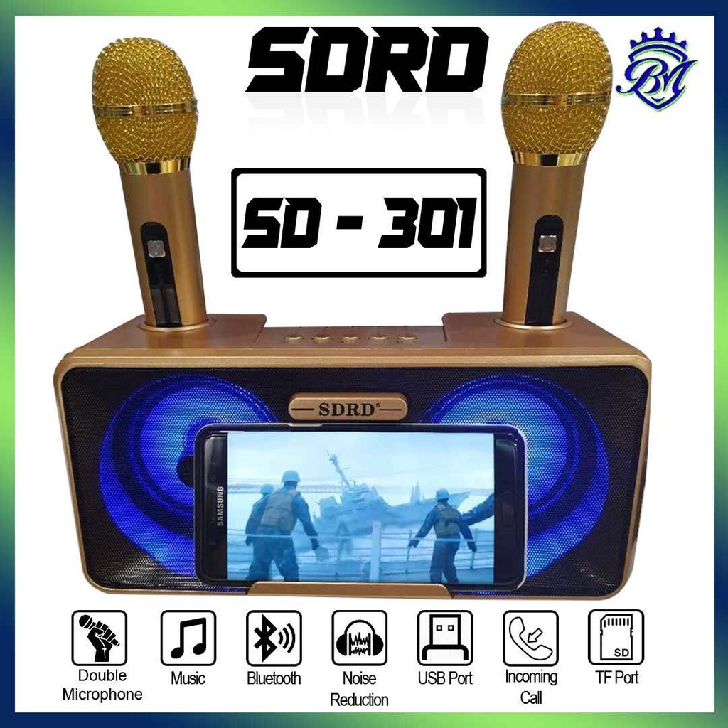 Sdrd SD 301 Karoke Set ระบบคาราโอเกะแบบพกพา