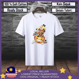 เสื้อยืดผ้าฝ้าย 100% พิมพ์ลาย Ferri One Piece Baju Lelaki Baju Viral Lelaki สําหรับผู้ชาย