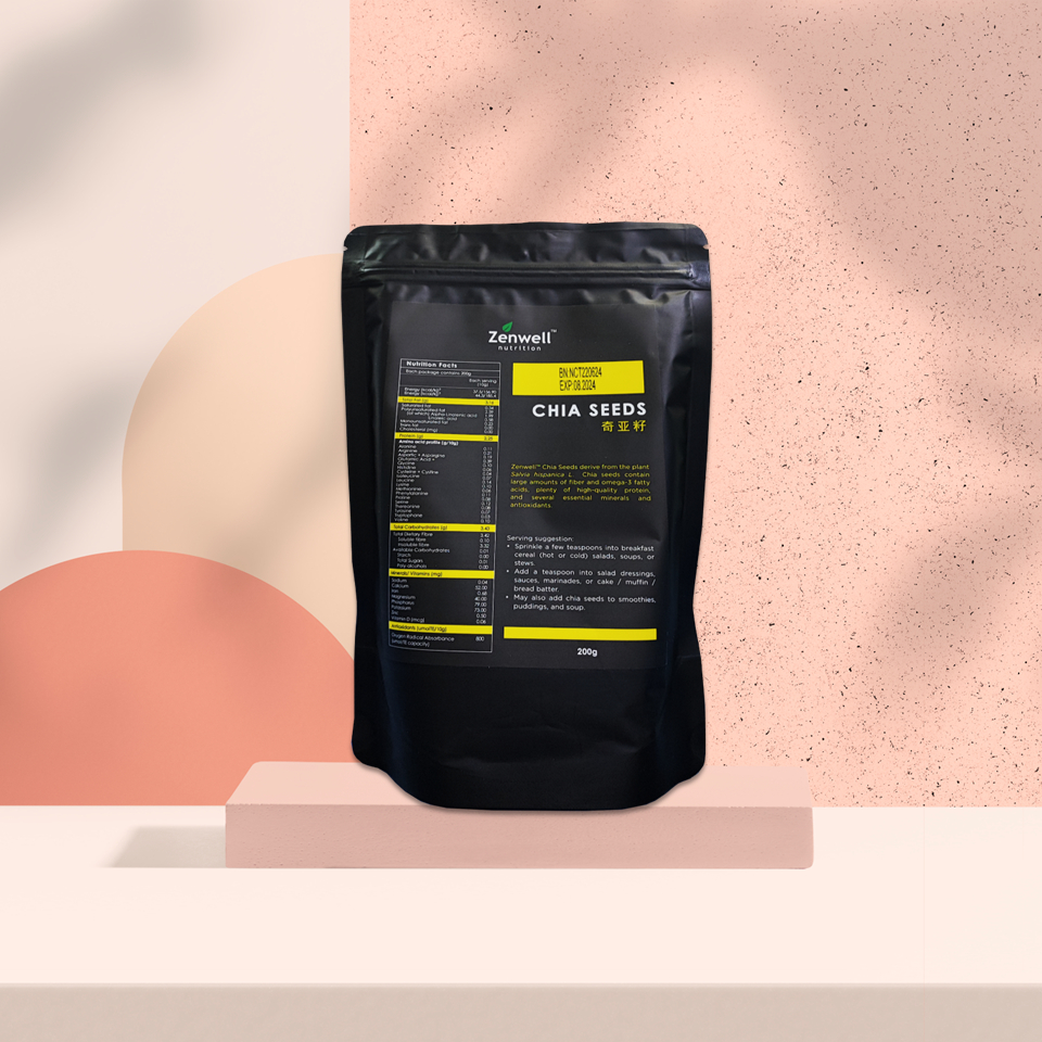 Zenwell Nutrition Chia Seeds (200g)