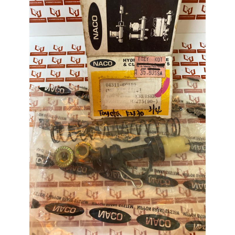 04311-60110 Toyota Land Cruiser HZJ70 3/4 Clutch Master Pump ชุดซ่อม