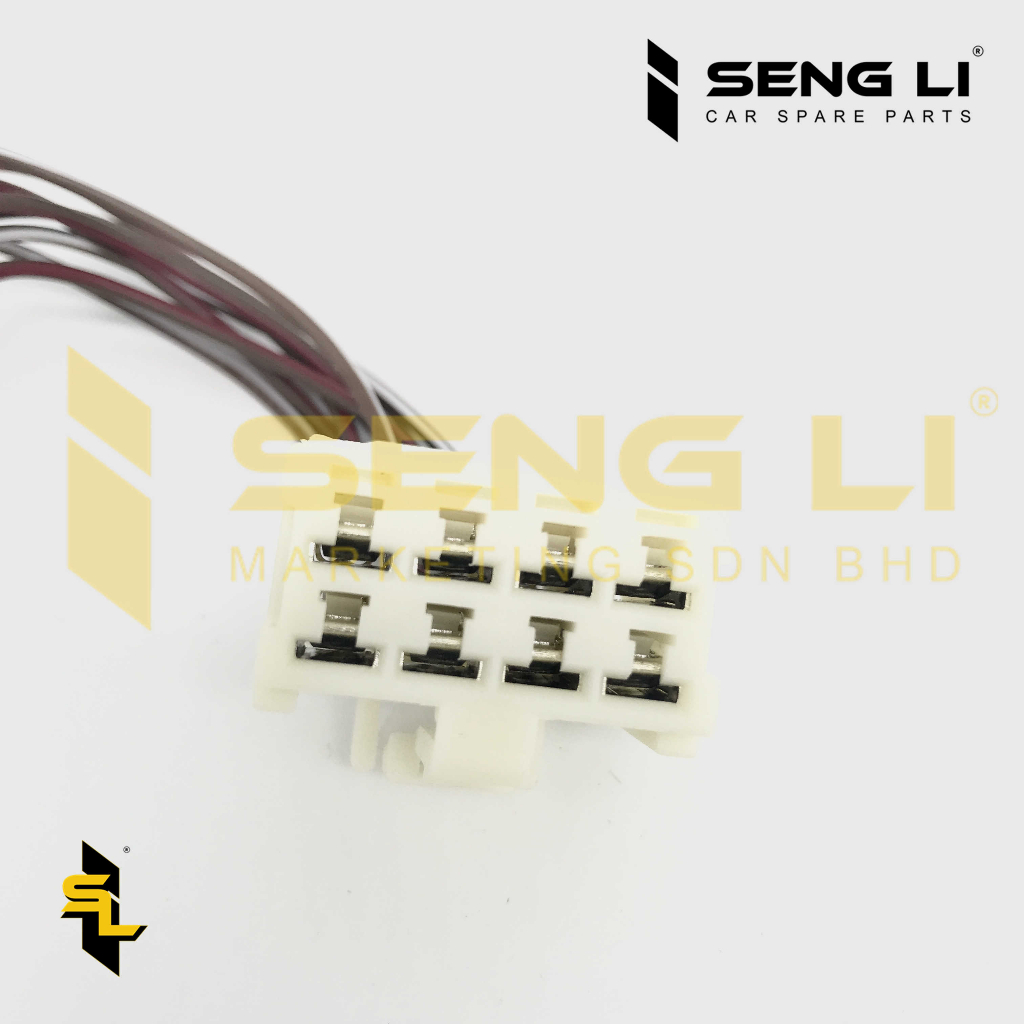 IGNITION SWITCH SOCKET-8PIN/8 PIN-PROTON/PERODUA/TOYOTA/HONDA/NISSAN/MAZDA/SUZUKI/KIA/HYUNDAI-HILUX-