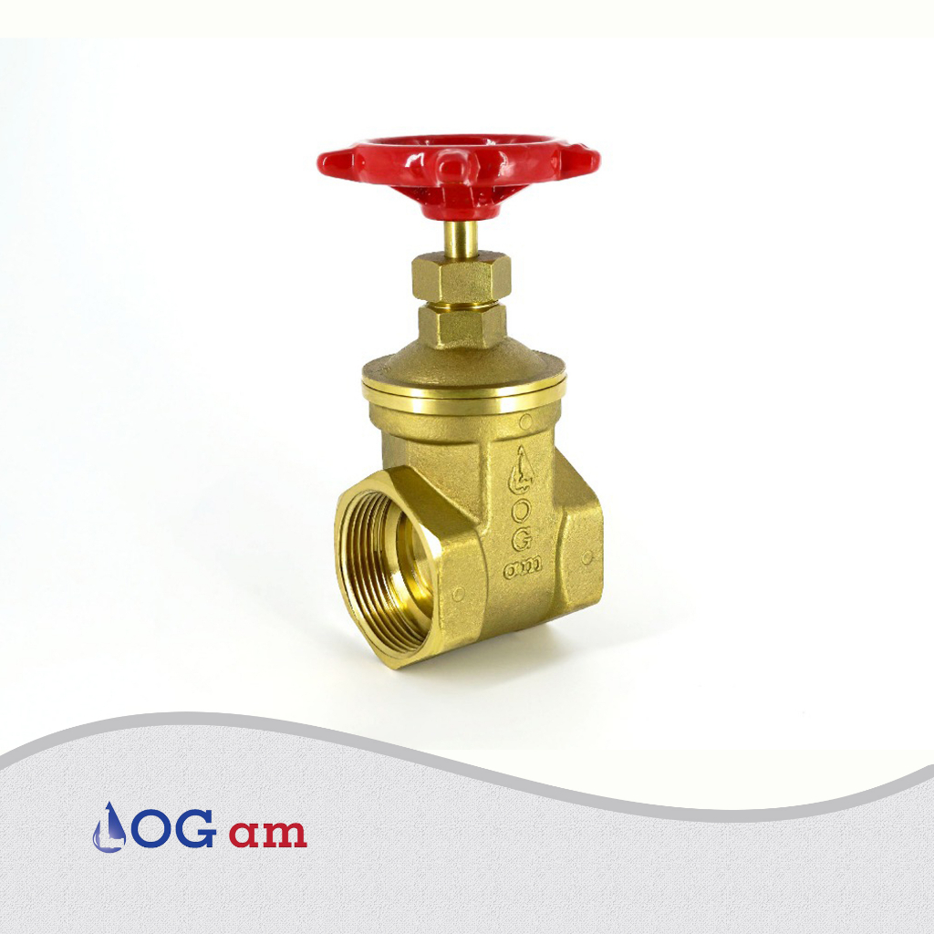 (LOG am) 2" Full Brass PN16 Gate Valve