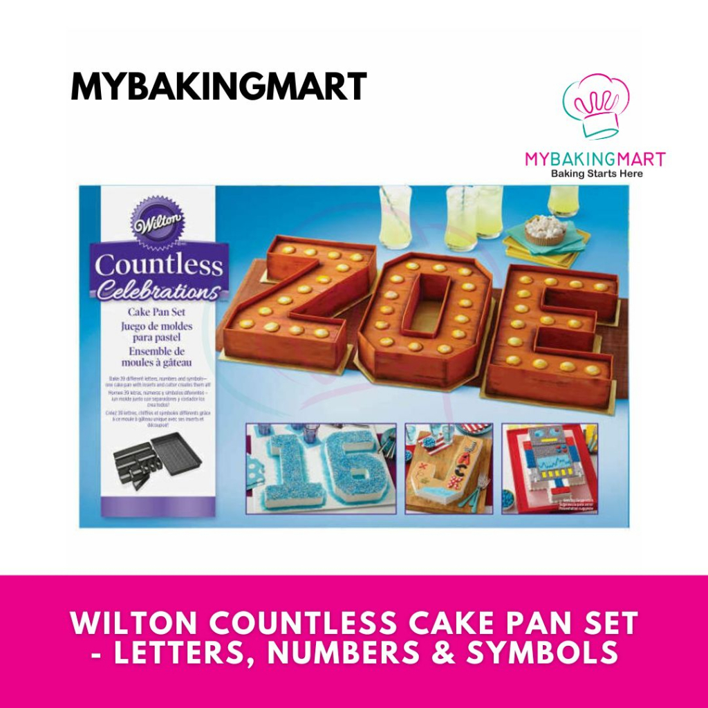 Mybakingmart | Wilton Countless Celebration Cake Pan Set