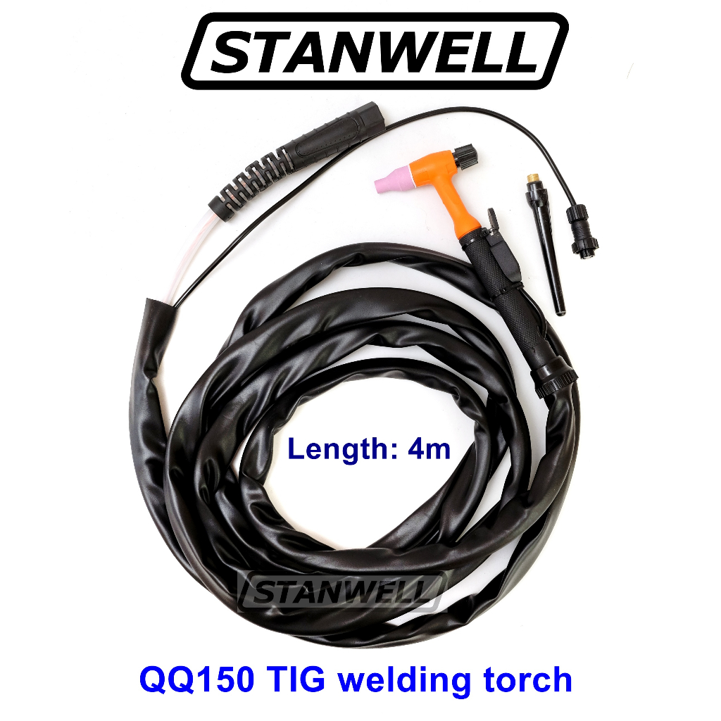 QQ150A ไฟฉายเชื่อม TIG ความยาว 4M สําหรับ WS200 WS250