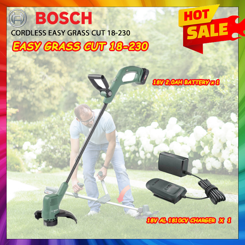 BOSCH CORDLESS GRASS TRIMMER EASY GRASS CUT 18-230