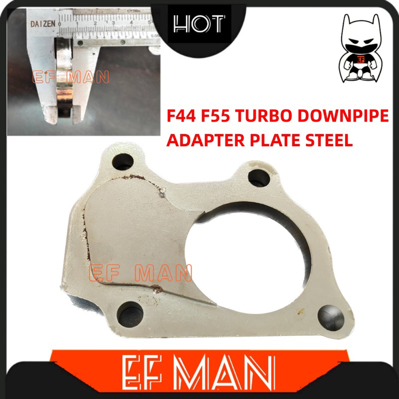 F44 F55 TURBO DOWNPIPE ADAPTER PLATE STEEL F44 PLATE F55 PLATE คุณภาพสูง pip bawah penyesuai kyping