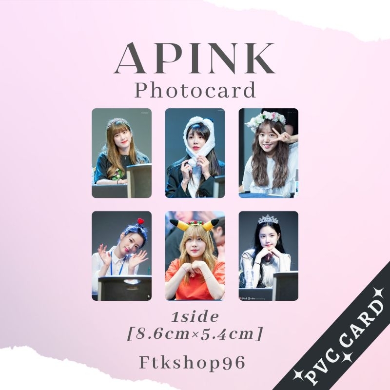 Kpop APINK selca เซลฟี่ Hd Photocard (การ์ด PVC) ภาพถ่ายอัลบั้ม merch pc eunji bomi namjoo chorong n