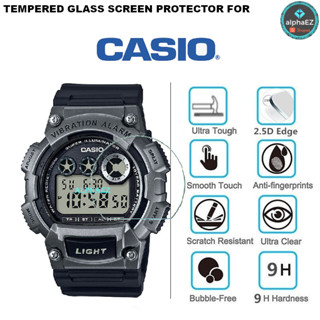 ฟิล์มกระจกนิรภัยกันรอยหน้าจอนาฬิกาข้อมือ 9H สําหรับ Casio W-735H-1A3 W735H W735 W735H1A3V