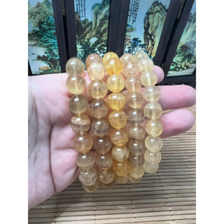 สร้อยข้อมือฟลูออไรต์ สีเหลืองธรรมชาติ