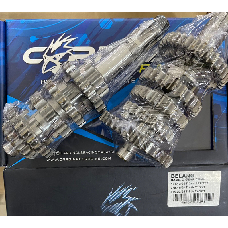 CARDINALS RACING SUZUKI BELANG 150 RACING GEAR RATIO COMP. ชุด (CAN MODIFIELD TO RAIDER 150FI ใช้มาต