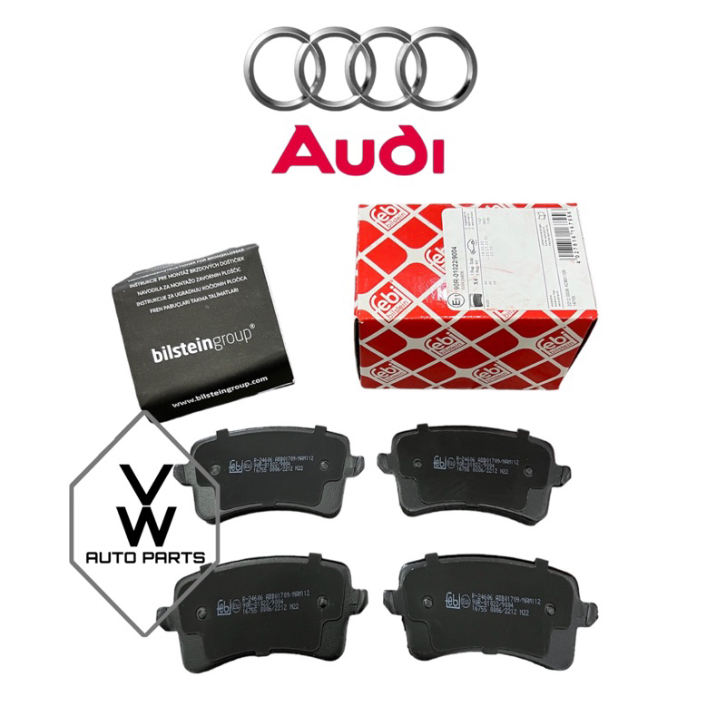 ( 100% FEBI GERMANY ) AUDI A4 B8 A5 8T A6 C7 A7 4G Q5 8R REAR DISC BRAKE PAD REAR DISC BRAKE PAD ( 8
