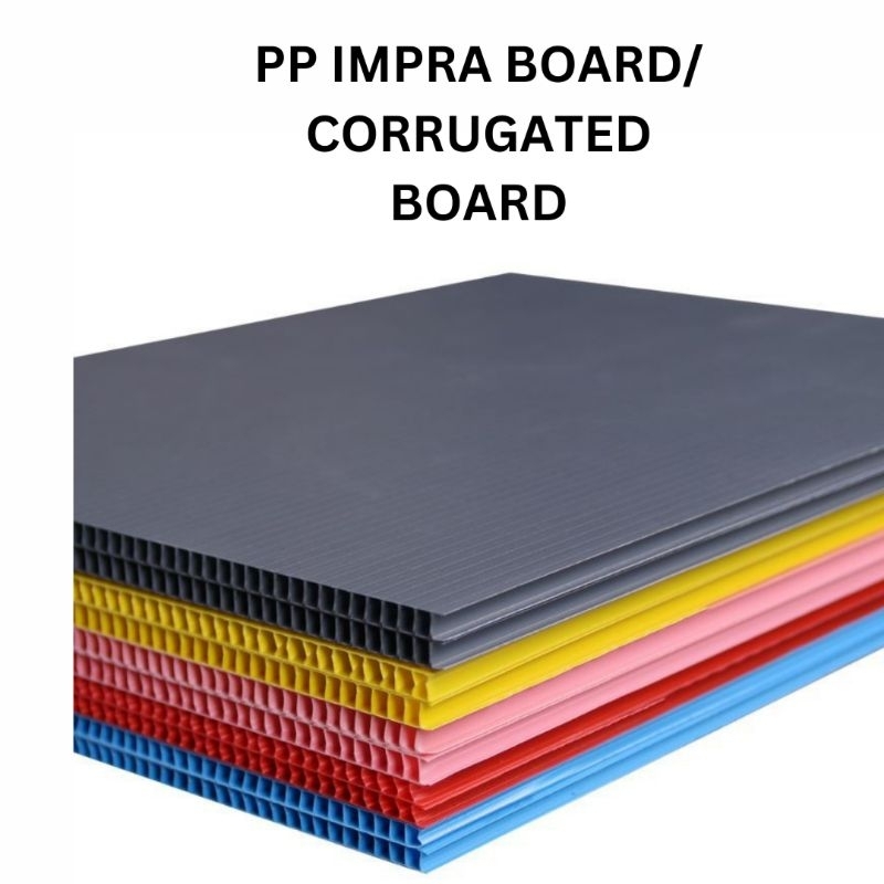 IMPRA BOARD / STRAW BOARD / CORRUGATED PP BOARD A3 SIZE / A4 SIZE / BOD EMPRA