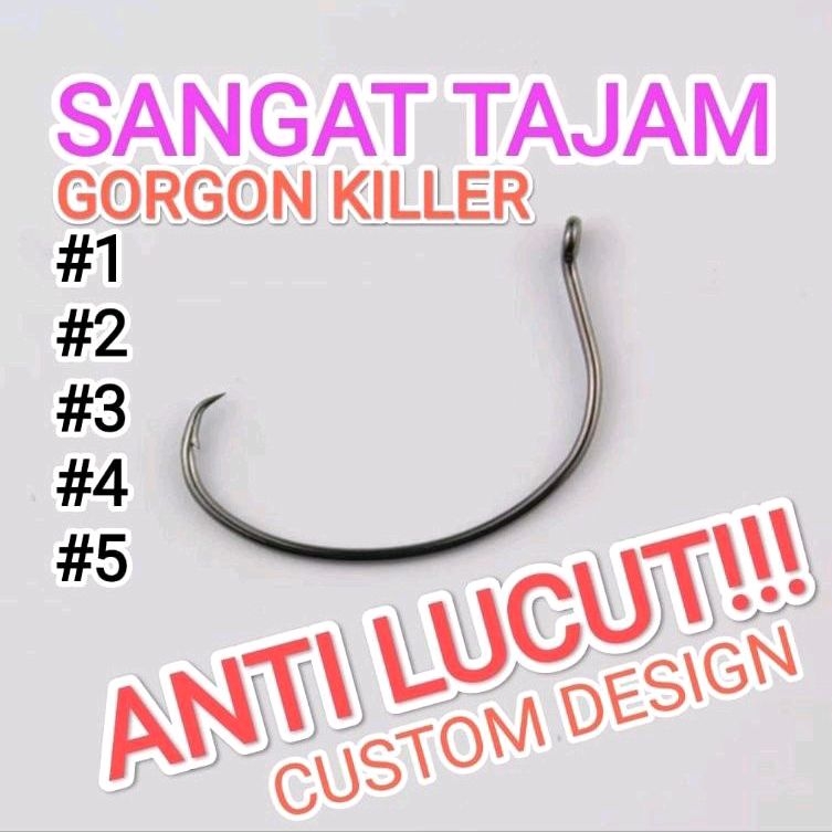 เหล็กคาร์บอน MATA KAIL CUSTOM DESIGN MATA Kail Udangdang Gaah Mata Kail Custom Prwn hook