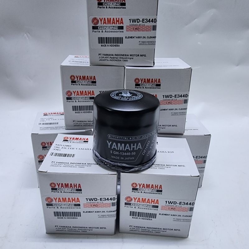 YAMAHA R25 R1 R6 X6 MT07 MT09 กรองน้ํามัน assy 1WD-E3440-00 น้ํามันทําความสะอาดองค์ประกอบ assy บิ๊กไ