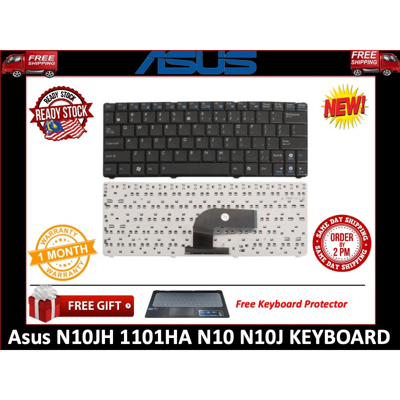 Asus N10J N10 N10C N10A N10JB N10JH N10JC N10E 0KN0-1J1RU01 04GNS61KFR00-1 V090262CK1 Series คีย์บอร