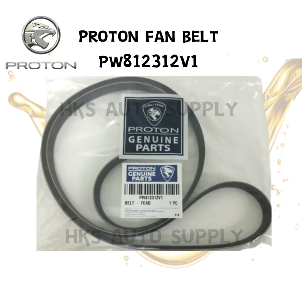 PROTON FAN BELT 6PK1669 PW812312V1 Proton Saga FLX Exora Bold Preve SUPRIMA SAGA VVT PERSONA VVT IRI