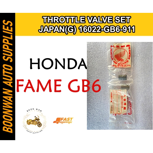 16022-GB6-911 ชุดวาล์วปีกผีเสื้อญี่ปุ่น(G) HONDA FAME GB6