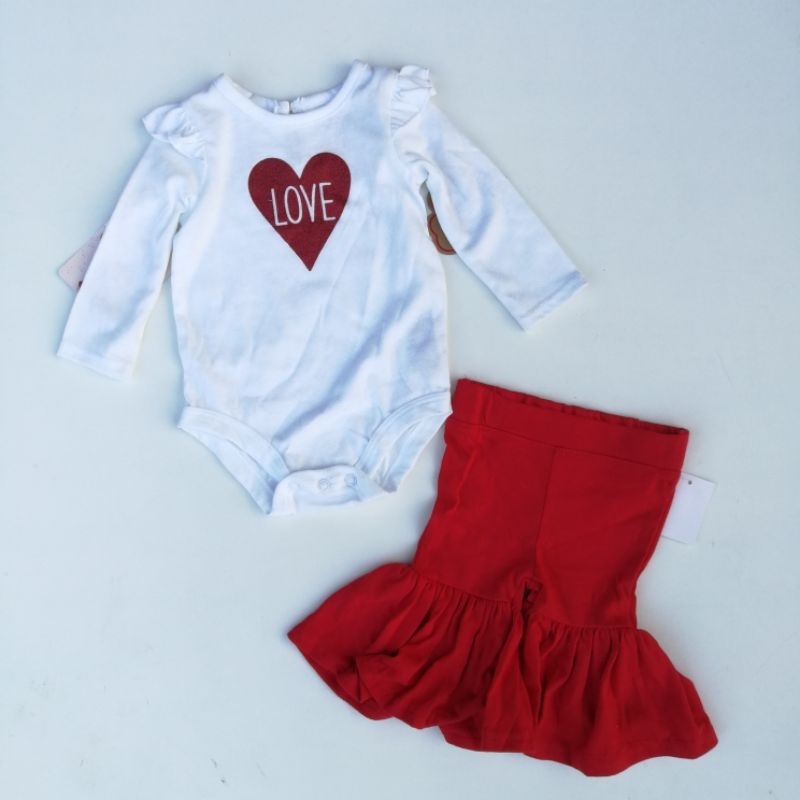 Baby essentials ชุดรอมเปอร์และกางเกงเด็กผู้หญิง(3-9m)