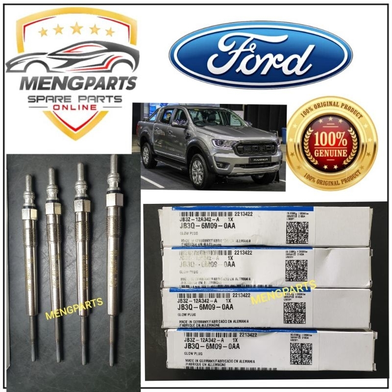 FORD RANGER T8 2.0 2019Y HEATER PLUG ,GLOW PLUG JB3Q-6M-090AA , JB3Z-12-A342A