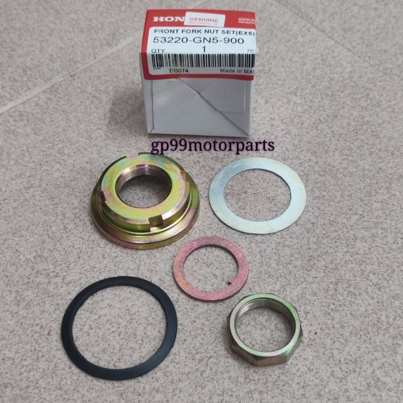 HONDA EX5 EX5 DREAM FRONT FORK NUT COMPLETE SET THAI HONDA GP99MOTORPARTS
