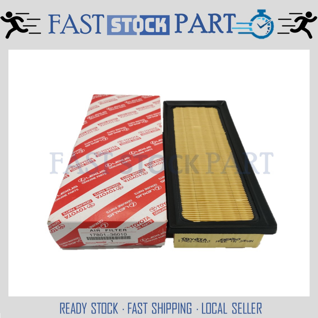 ไส้กรองอากาศ 1 ชิ้น -17801-36010 TOYOTA ALPHARD HYBIRD AYH30 2.4 ลิตร
