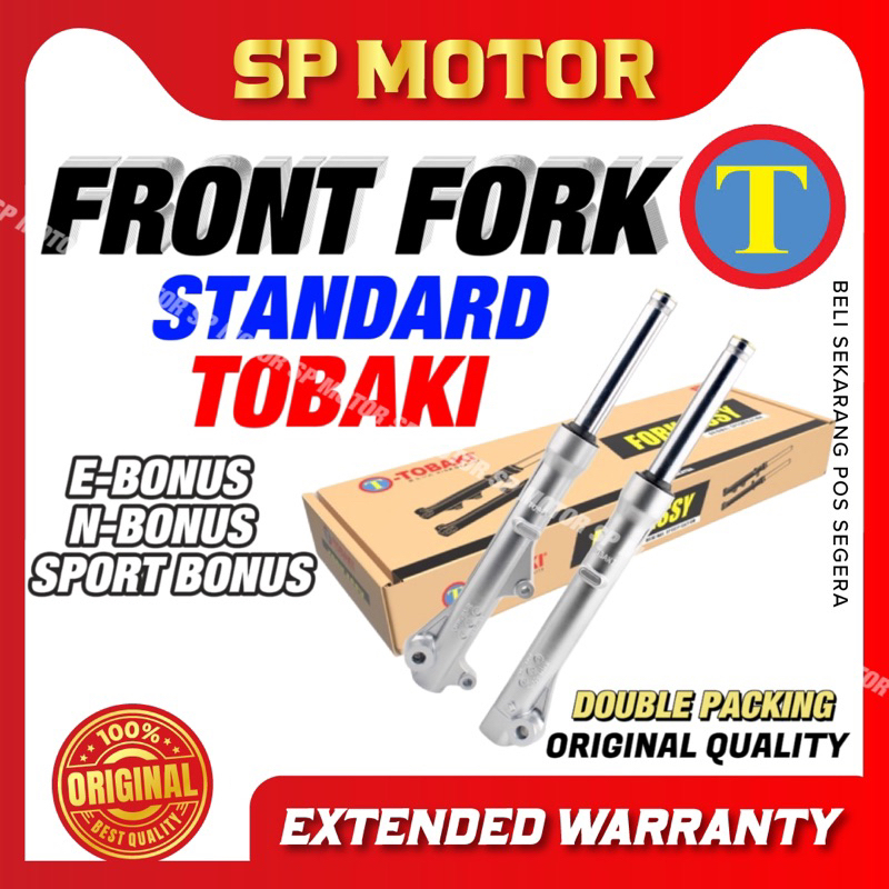 SYM BONUS E BONUS ใหม่ BONUS SPORT BONUS 110 BONUS110 SYM ด้านหน้า FORK TOBAKI FORK DEPAN ABSORBER D