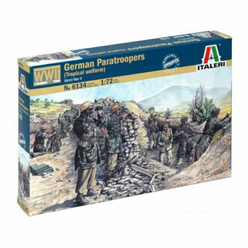 WWll German US Army Figure Troops 1/72 Italeri