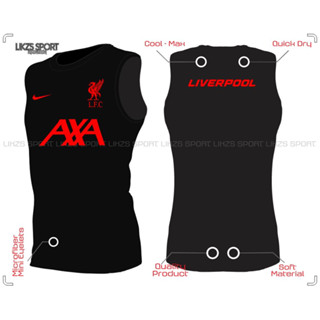 เสื้อกีฬาแขนกุด ลายทีมฟุตบอล Liverpool FC DX4-NK ชุดเหย้า แบบแห้งเร็ว