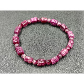 (หน่วยจริง) สร้อยข้อมือทัวร์มาลีน rubellite ธรรมชาติ pixiu Ф Ф | | | | | | cert | 】