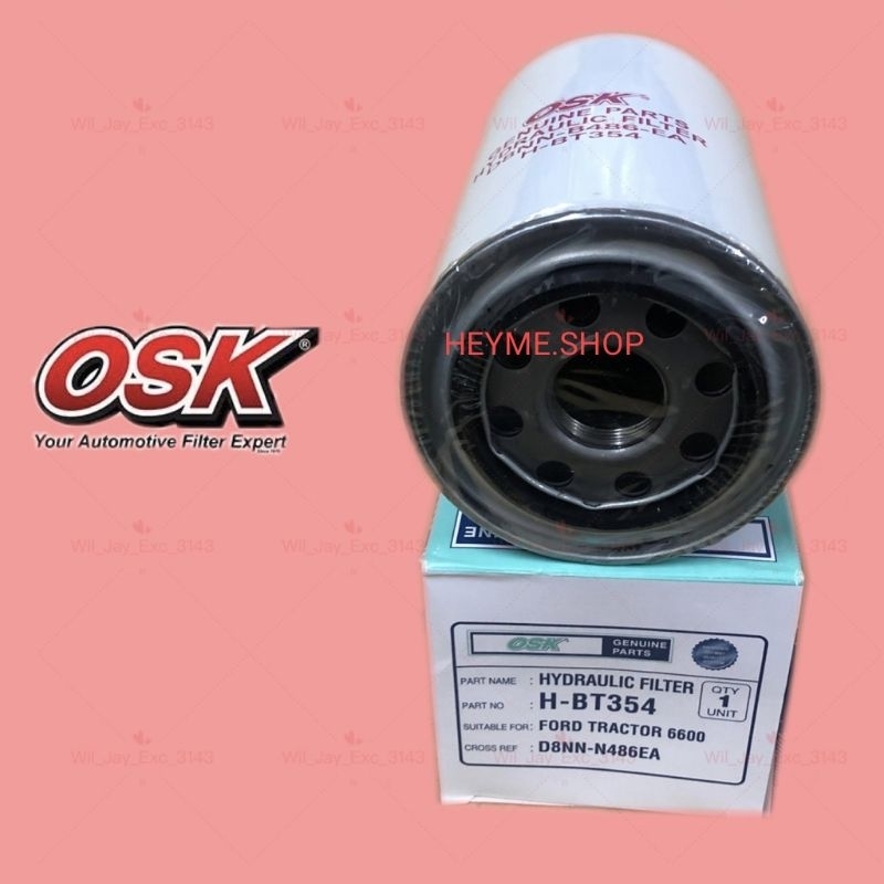 H-BT354 OSK HYDRAULIC FILTER 280FJ2,260FJ2,265FJ2,SH100,SH120,MS110,MS120,MS140,MS180,FORD