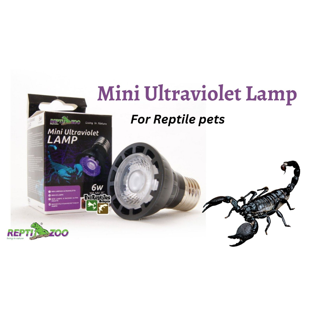 REPTI ZOO MINI ULTRAVIOLET LIGHT BULB 6W